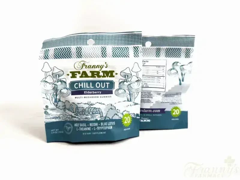 Franny's Chill Out Elderberry Multi-Mushroom Gummies imagen 2