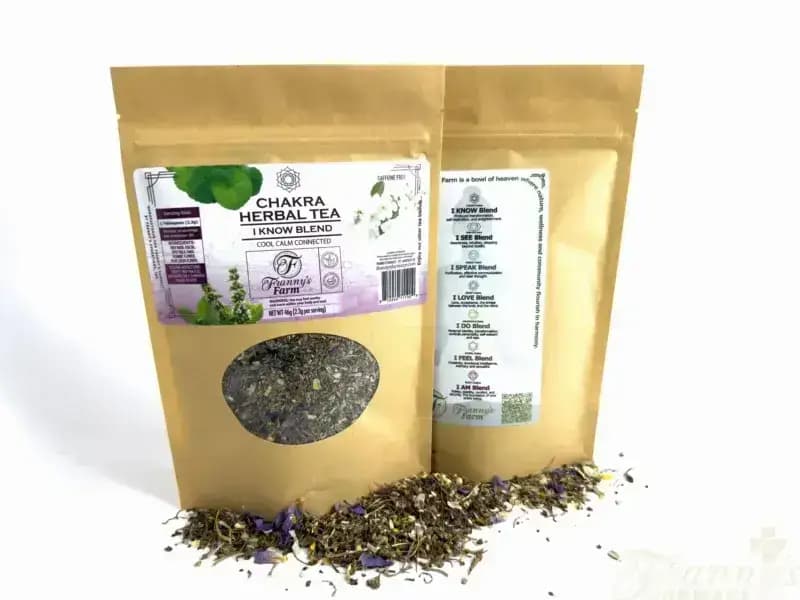 Franny's Farm Chakra Tea- "I KNOW" Cool Calm Connected imagen 5