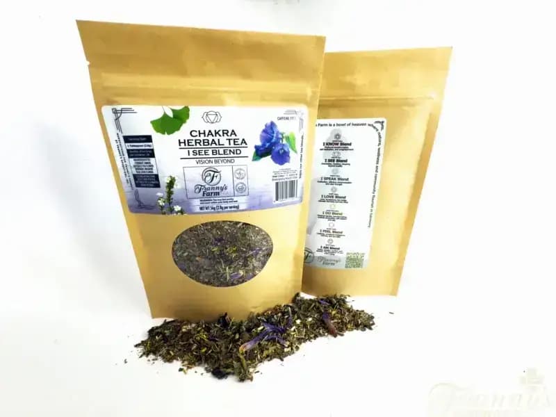 Franny's Farm Chakra Tea-"I SEE" Vision Beyond image 5