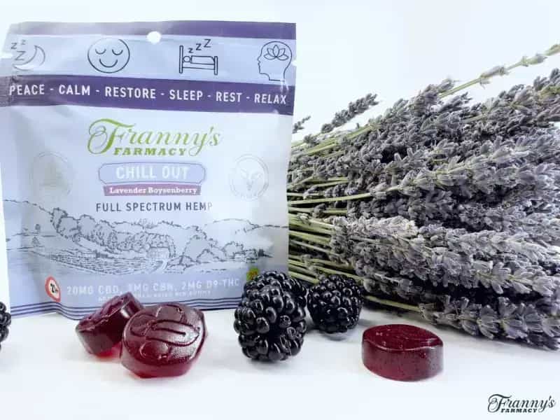 Franny's Chill Out CBN Gummies – Now Vegan + No Melt